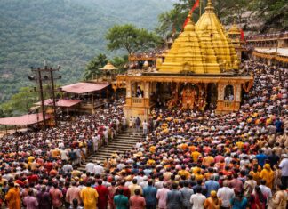 अष्टमी पर मैहर में आस्था का सैलाब, मां शारदा मंदिर में उमड़े हजारों श्रद्धालु