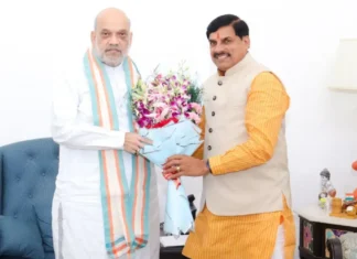 CM यादव का दिल्ली दौरा: अमित शाह समेत कई केंद्रीय मंत्रियों से मिले; उज्जैन एयरपोर्ट भूमिपूजन के लिए दिया आमंत्रण