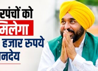15 अगस्त से सरपंचों को मिलेगा 10 हजार रुपये मासिक मानदेय, मुख्यमंत्री भगवंत मान का बड़ा ऐलान