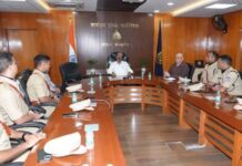 अमित शाह के दौरे से पहले पुलिस अलर्ट, PHQ में DGP ने ली तैयारियों की बैठक
