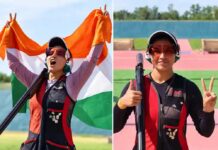 शूटिंग में भारत का कमाल, नीरू-काइनान की जोड़ी ने ट्रैप मिक्स्ड टीम में जीता स्वर्ण
