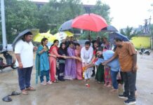 बीटीआई ग्राउंड में संकल्प नवरात्रि एवं रास गरबा उत्सव की तैयारियों का भूमिपूजन के साथ शुभारंभ