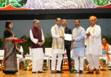 नई दिल्ली राष्ट्रीय कृषि सम्मेलन में शामिल हुए मंत्रीरामविचार नेताम