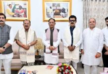 मुख्यमंत्री विष्णु देव साय से राजस्थान विधानसभा अध्यक्ष वासुदेव देवनानी ने की सौजन्य भेंट