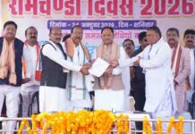 मुख्यमंत्री विष्णु देव साय ने गढ़फुलझर में 50 लाख रुपये की लागत से निर्मित सर्वमंगल भवन का किया लोकार्पण