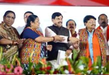 मध्यप्रदेश में नर्मदा जल परियोजना का असर, CM के बटन दबाते ही सूखे खेतों में पहुंची जलधारा