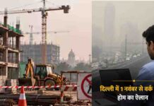 दिल्ली-NCR में प्रदूषण नियंत्रण की नई तैयारी, वर्क फ्रॉम होम लागू; निर्माण गतिविधियों पर लगेगी रोक