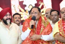 मां दुर्गा शक्ति, साहस और सकारात्मक ऊर्जा की प्रतीक, उनकी आराधना हमें सत्य और सदाचार के मार्ग पर चलने की देती है प्रेरणा : मुख्यमंत्री
