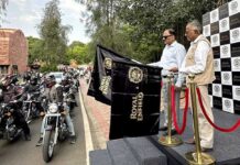 फ्रांस से 55 साल की महिला राइडर समेत देश के 9 राज्यों से जुटे राइडर्स